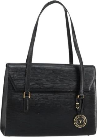 Valentino Pre-owned Shoulder Bags, female, Black, Size: ONE SIZE Pre-owned Vintage Shoulder Bag