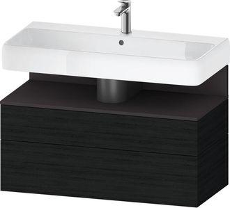Duravit Qatego Mueble Bajo Lavabo, 1 Extra&iacute;ble Y 1 Caj&oacute;n, - Duravit