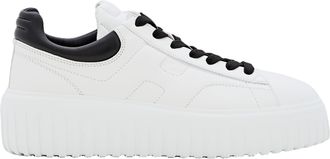 Hogan H-STRIPES Sneakers with Ridged Sole and Embossed Logo