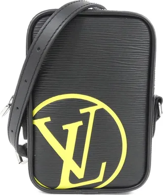 Louis Vuitton Black Jaune Leather Shoulder Bag (Pre-Owned)