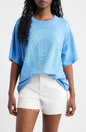 Rip Curl Hotel Malibu Heritage Graphic T-Shirt in Blue at Nordstrom, Size X-Small