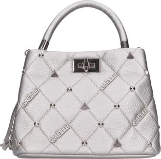 Ga&euml;lle Paris Gaelle Silver - Dames - Handtassen - Grijs - ONE Size - Leer - Tassen
