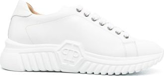 Philipp Plein Runner Basic low-top sneakers - unisex - Leather - 44 - White