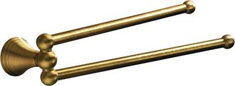 Gedy Gedy - 75234400200 Romance Toallero Doble Giratorio 36 Cm Bronce - Ref: 75234400200