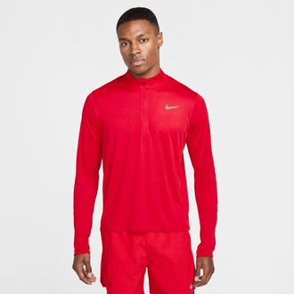 Nike Pacer Camiseta de running Dri-FIT con media cremallera - Hombre - Rojo