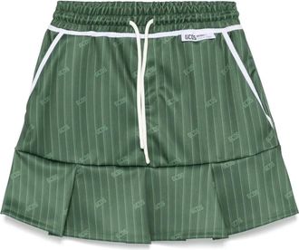 GCDS Minigonna gessata - Verde