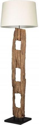 Global Interiors Handgefertigte Stehlampe Barracuda ø 55 x 17.7 cm aus Treibholz - Weiss