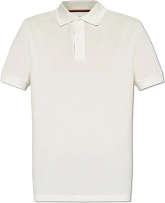 Paul Smith Katoenen polo shirt - Heren - Polos - Wit - XL - Katoen - Tops