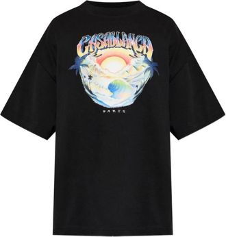 Casablanca Hombre, Camisetas, Negro, Talla: M