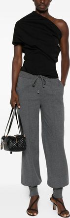 Tom Ford Womens Cotton Sweatpants - Grey - Size Medium