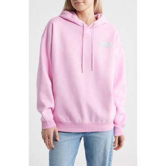 Rip Curl Surf Puff Print Graphic Hoodie in Pastel Pink at Nordstrom, Size Medium