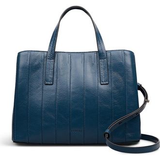 Radley London Dukes Place - Stripe Medium Ziptop Satchel Bag in Utility at Nordstrom
