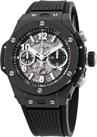 Hublot Big Bang Unico Black Magic Chronograph Automatic Silver Dial Mens Watch 421CI1170RX