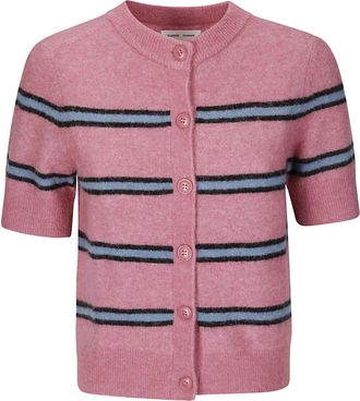 Samsøe & Samsøe Cardigan Sanoura a righe - Rosa
