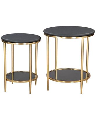 Zuo 2Pc Koper Coffee Table Set
