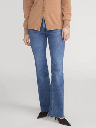 Frame Denim Icon Raw Hem Flare Jeans In Ease