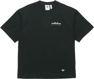 adidas originals MENS TGP SS Back Printed Sports Short Sleeve Black HA4747