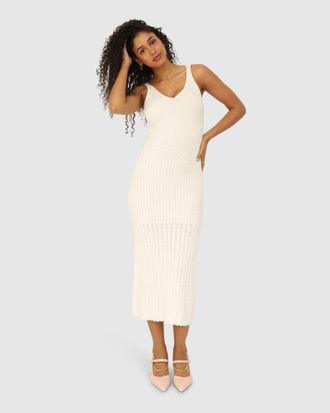 Belle & Bloom Sweet Nothings Midi Knitted Dress