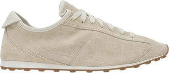 Jacquemus The Tennis Sneakers - Dames - Sneakers - Beige - 41 EU - Leer - Schoenen