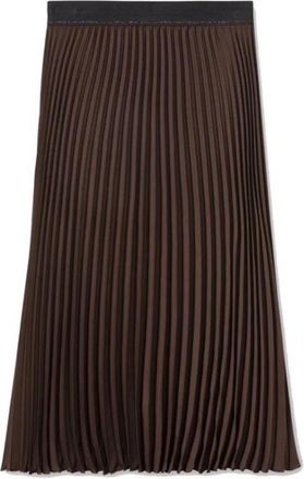 Luisa Cerano A-lijn Midi Rok - Dames - Midirokken - Bruin - L - Rokken