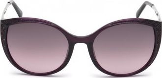 Swarovski Womens SK0168-78F SK0168 55 78F Sunglasses - Purple - One Size