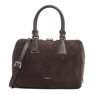 Furla Olivia M Boston tas - Dames - Tassen - Bruin - Maat: ONE Size Leer