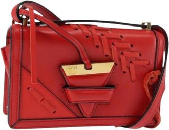 Loewe Pre-owned Cross Body Bag - Dames - Vintage Schoudertas - Rood - ONE Size - Leer - Vintage