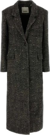 Isabel Marant Ealine Jas - Dames - Mantel - Zwart - 2XS - Jassen