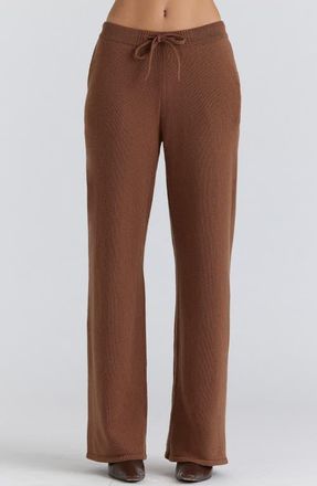 House of CB Chelsea Knit Pants in Chestnut at Nordstrom, Size X-Large