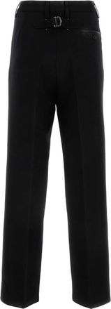 Maison Margiela Womens Wool Trousers Black