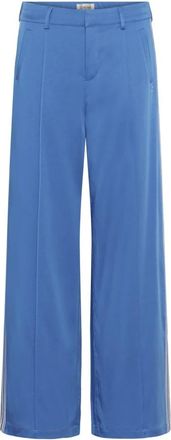 Cream Wide Broeken - Dames - Wijde Broeken - Blauw - 3XL - Broeken