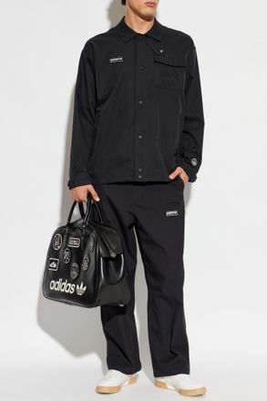 adidas Trousers With Logo, Mens, Black