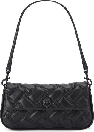 Kurt Geiger Pickle Drench Quilted Leather Shoulder Bag in Black at Nordstrom