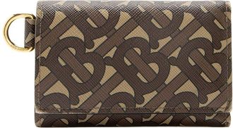Burberry Coated T Monogram Trifold Wallet (Authentic Pre-Loved)