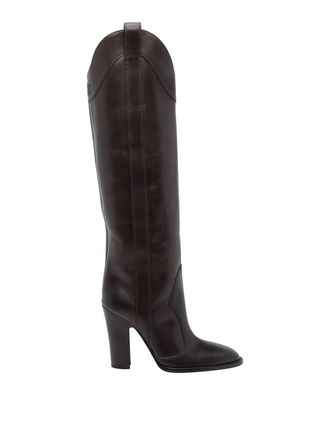 PARIS TEXAS Brown Lavinia Western Boots