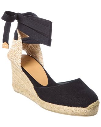Castaner Carina Canvas Wedge Sandal
