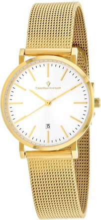 Christian Van Sant Womens Silver dial Watch