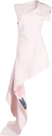 Maticevski Indicative Cut Away dress - women - Polyester - 10 - Pink