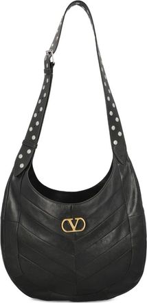 Valentino Shoulder Bags, female, Black, Size: ONE SIZE Hoboho Bag