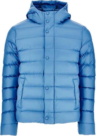 Jott Mens Jorge Puffer Jacket in Denim - Blue - Size X-Large