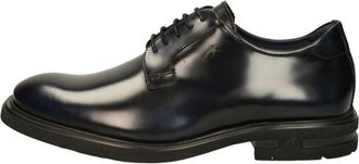 Fluchos Klassieke Derby Schoenen voor Mannen - Heren - Veterschoenen - Blauw - 40 EU - Leer - Schoenen
