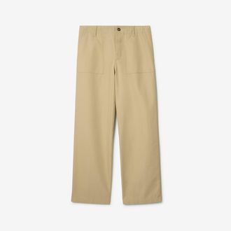 Burberry Gabardine Trousers