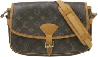 Louis Vuitton Pre-owned Cross Body Bags, female, Brown, Size: ONE SIZE Pre-owned Sologne Monogram Shoulder Bag