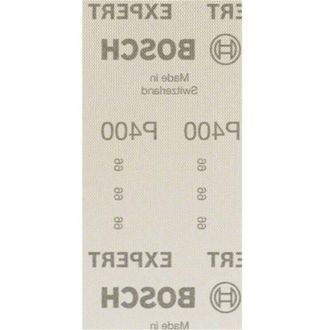 Bosch Mallas De Lija Expert M480 Para Lijadoras Orbitales De 93 X 186 Mm. Tama&ntilde;o Del Grano 400 Unidad De Embalaje 400 Unidades - Bosch