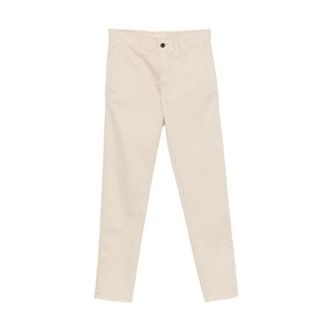 Incotex Chino broek - Heren - Broeken - Beige - Maat: W33 Katoen