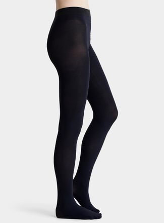 Simons Womens Volterra solid 3D microfibre tights 60 denier - Opaque Exclusive collection from Italy