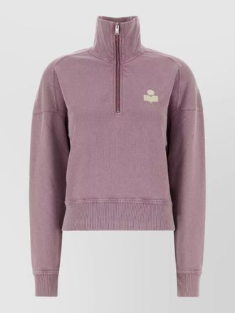 Isabel Marant cotton blend ross sweatshirt high collar