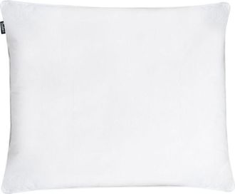Beliani Almohada De Algod&oacute;n Blanco Plum&oacute;n Plumas De Pato 50 X 60 Cm Medio Suave Descanso Vihren