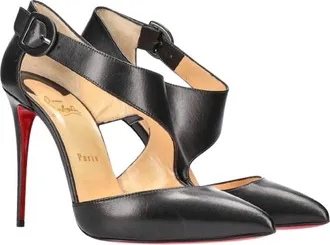 Christian Louboutin Louboutin Black Nappa Sharpeta Pumps Size 36