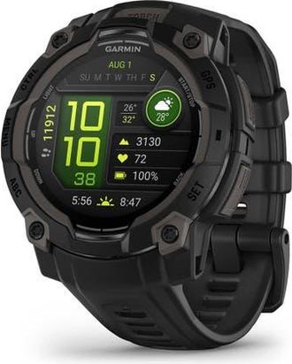 Garmin Instinct 3, 45mm AMOLED, Black/Black at Nordstrom